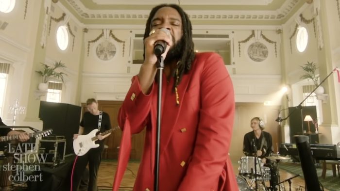 Genesis Owusu Delivers An Imposing Performance Of ‘Gold Chains’ On ‘The Late Show’
