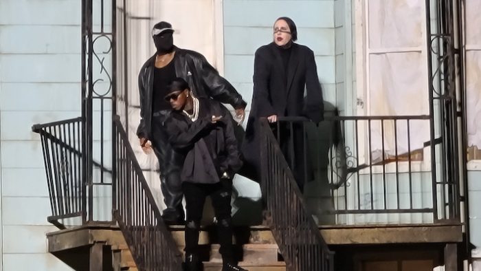 Kanye West Brought Out Marilyn Manson At His ‘Donda 2’ Listening Party In Miami