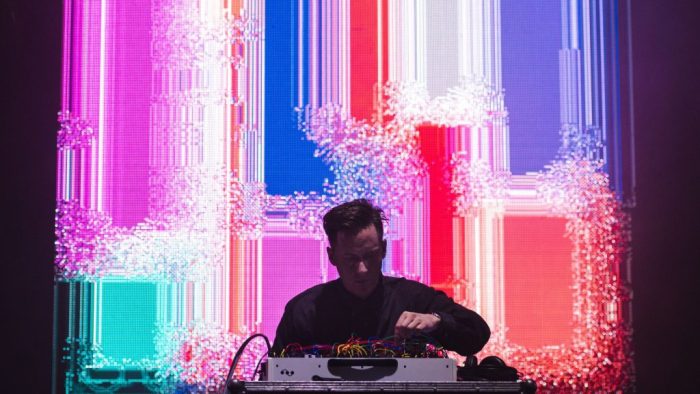 Heinali performs live from a bomb shelter in Lviv, Ukraine