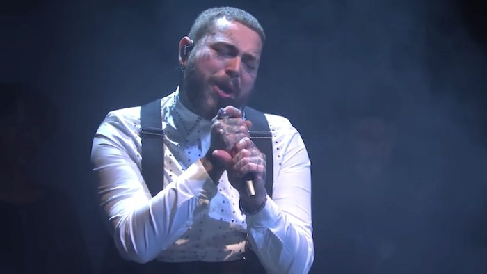 Post Malone Performs ‘Cooped Up’ And ‘Love/Hate Letter To Alcohol’ For The First Time On ‘SNL’