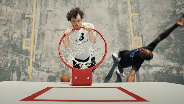 Jack Harlow And Kawhi Leonard Take Turns Dunking On Each Other In A New Balance Commercial