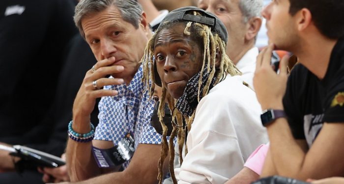 Lil Wayne And Mark Cuban Appeared To Squash Their Beef Courtside At The Mavericks’ Game 2 Playoff Game