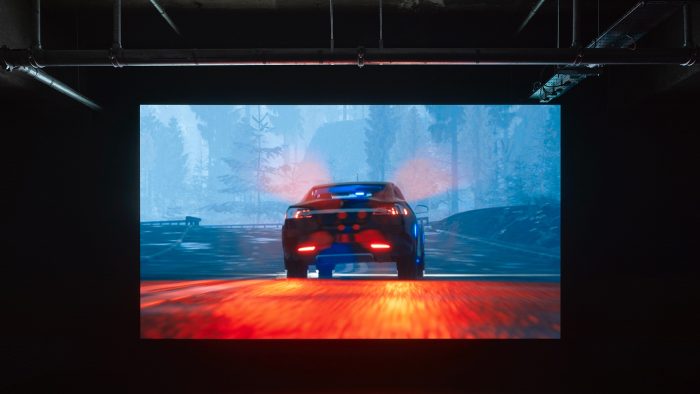 Lawrence Lek explores surveillance and A.I. in his CGI road movie, Theta