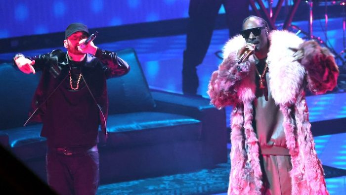 Eminem And Snoop Dogg’s Deliver Their VMAs Performance Of ‘From The D 2 The LBC’ From The Metaverse