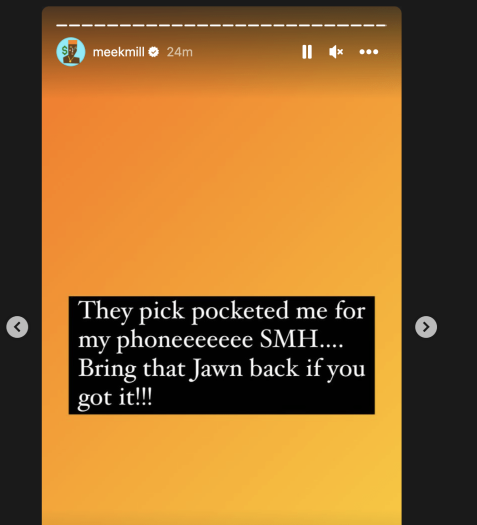 Meek Mill reveals he was just robbed in Ghana