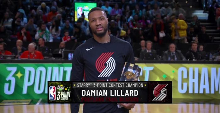 Damian Lillard Won The 2023 Three Point Contest
