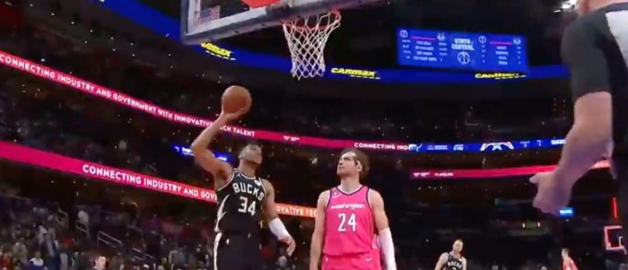 Giannis Pulled A Ricky Davis And Purposefully Missed To Get A Rebound At The Buzzer For A Triple-Double