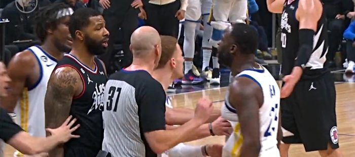 Marcus Morris Got Ejected For Hitting Draymond Green In The Head
