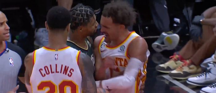 Marcus Smart Was Ejected After Getting Into It With Trae Young