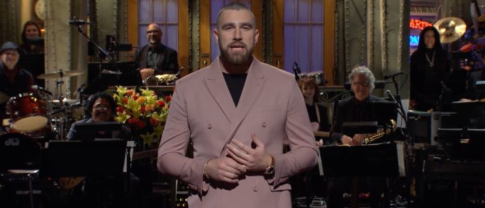 Travis Kelce Couldn’t Resist Trolling His Brother, Jason, Over The Super Bowl During His ‘SNL’ Monologue