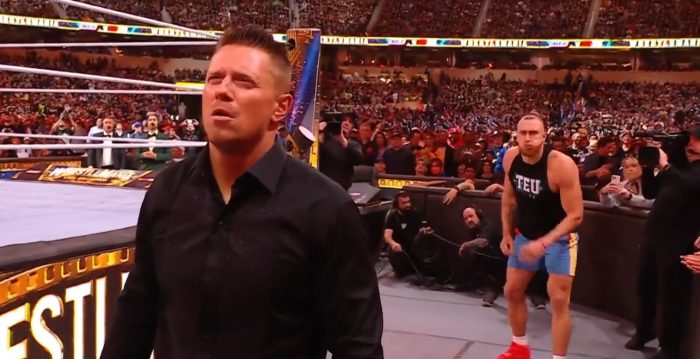 George Kittle Showed Up At WrestleMania 39 To Help Pat McAfee Beat The Miz