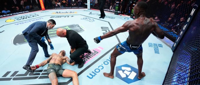 Israel Adesanya Knocked Out Alex Pereira At UFC 287 To Win The Middleweight Title