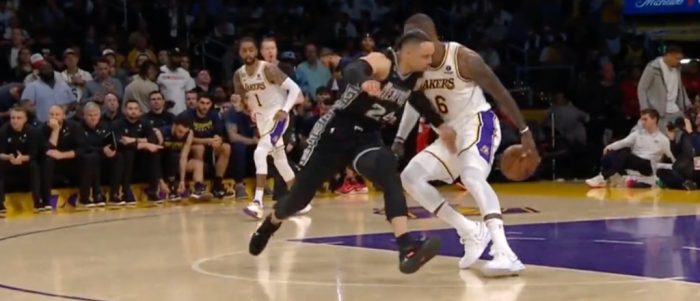 Dillon Brooks Got Ejected For Smacking LeBron James In The Nuts