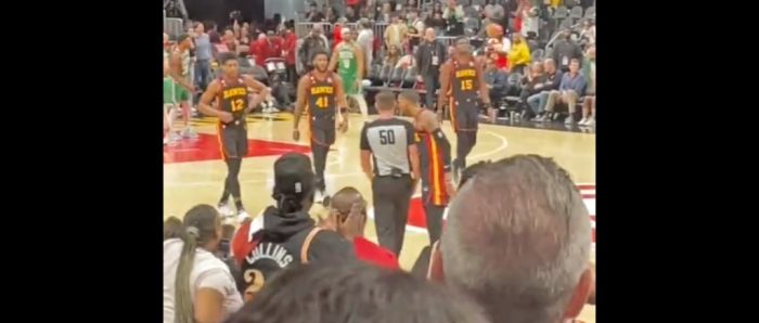 Dejounte Murray Bumped An Official And Had Words For Him After The Hawks Game 4 Loss