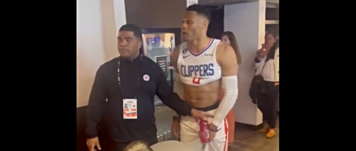 Russell Westbrook Confronted A Suns Fan In A Courtside Suite At Halftime Of Game 1