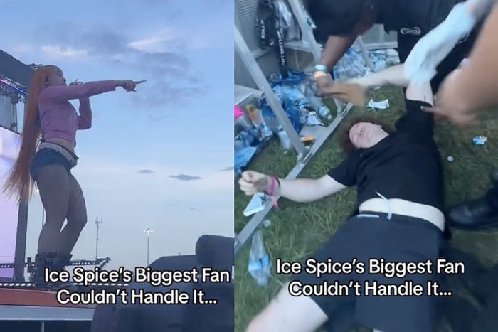 Ice Spice Fan Jokingly Passes Out During Her Rolling Loud Set