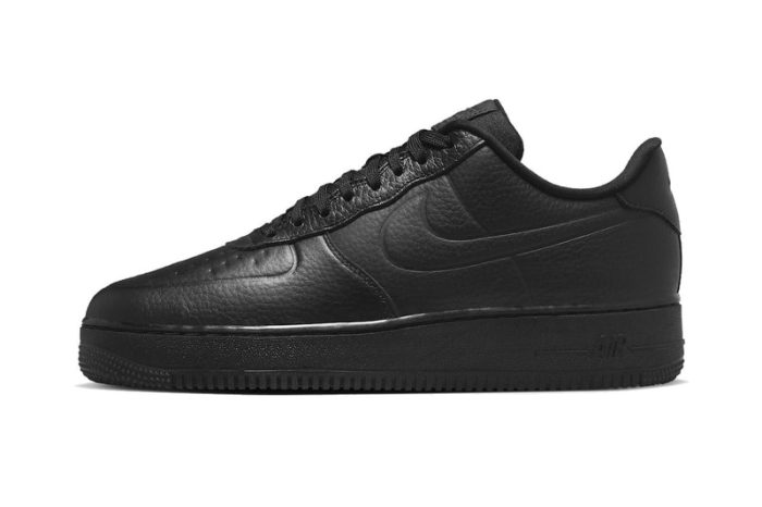 Nike AF1  Low Waterproof Gets “Triple-Black” Treatment