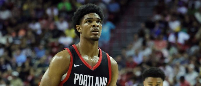 Report: Scoot Henderson Will Miss Sunday’s Summer League Showdown With Victor Wembanyama Due To A Shoulder Injury