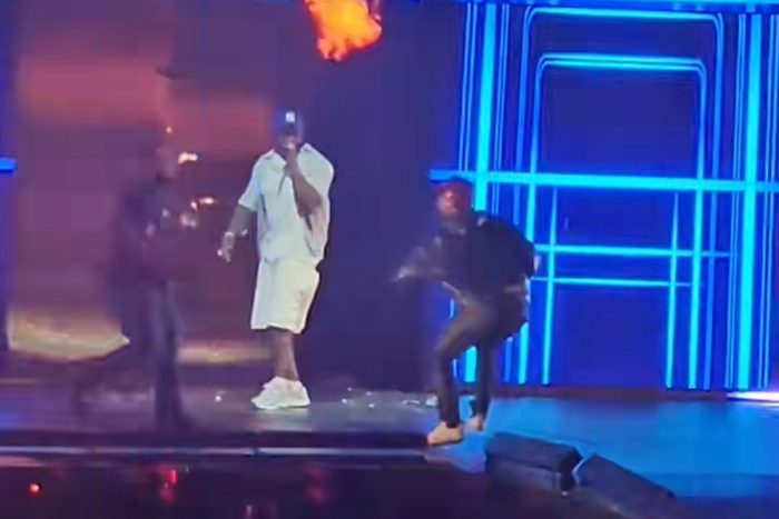 Fan Runs Up On 50 Cent While Performing, Gets Tackled by Security