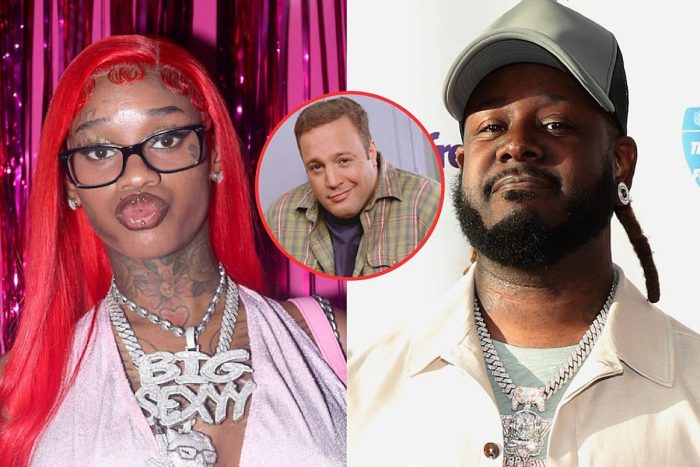 Sexyy Red and T-Pain Transform Into Kevin James Smirking Meme