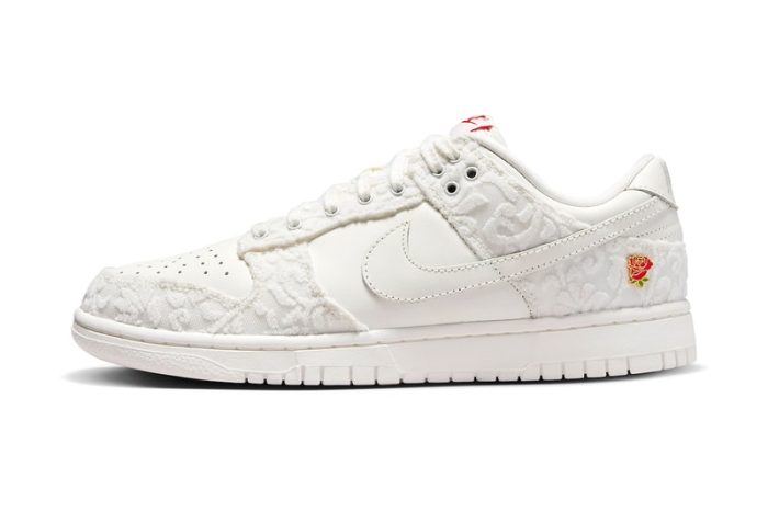 The Floral Heel Pin on the Nike Dunk Low Will Remind You to “Give Her Flowers”