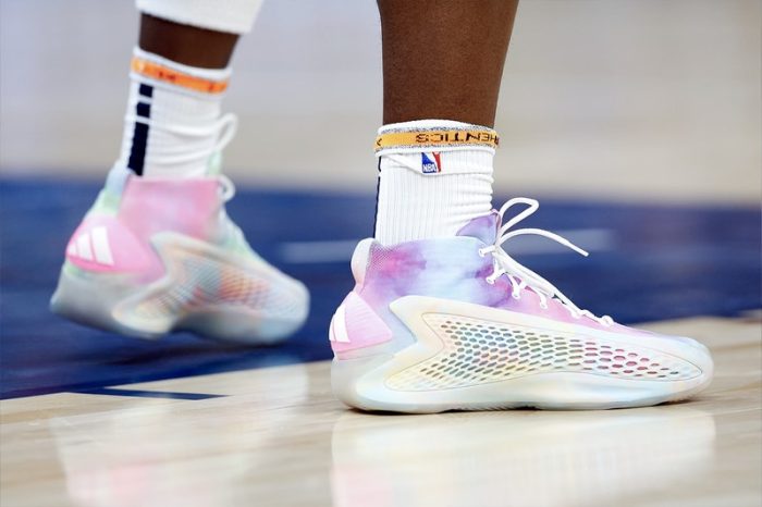 Anthony Edwards Debuts Vibrant adidas AE1 “3Stripes Select Basketball” PE Colorway