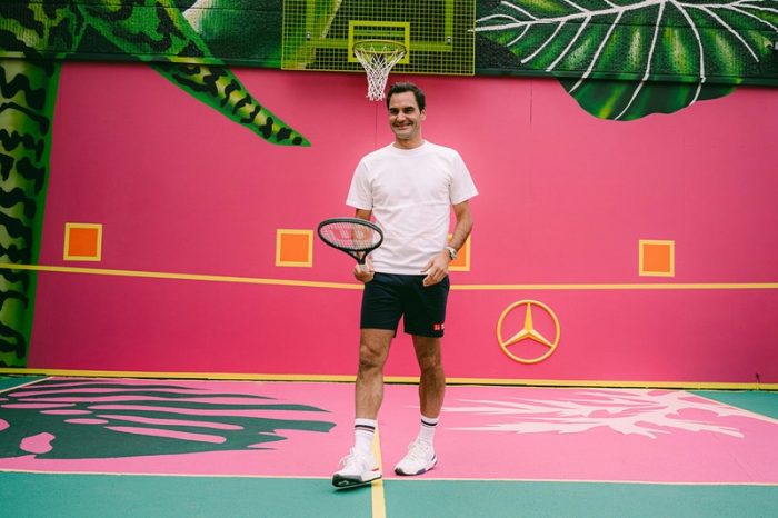 Mercedes-Benz and Roger Federer Unveil Latest Neon Legacy Give Back Project
