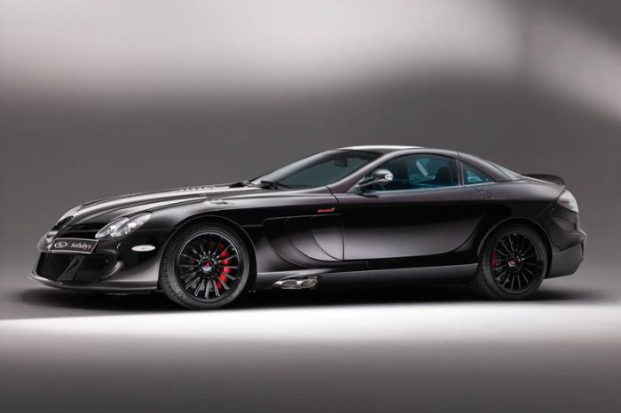 Bespoke Fire Black Mercedes-Benz SLR ‘McLaren Edition’ Surfaces for Auction