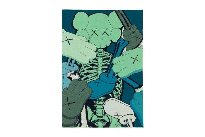 KAWS and House of Voltaire Unveil Limited-Edition Cashmere Blanket