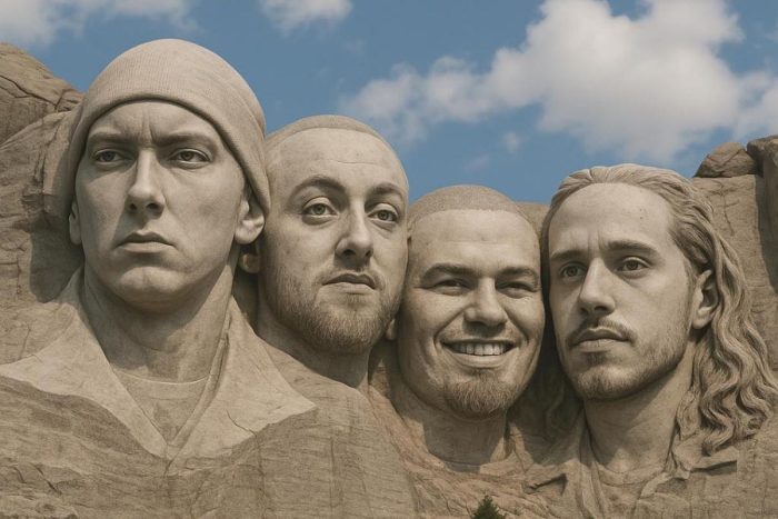 Mount Rushmore of White Rappers Goes Viral, Ignites Heated Debate