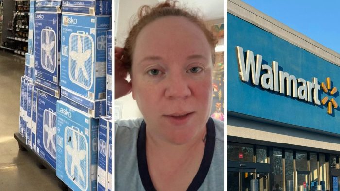 Texas Woman Raises Safety Concerns Over Precarious Walmart Fan Display