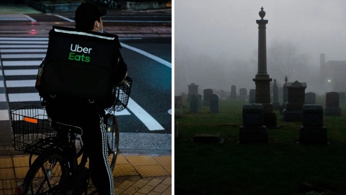 Newark Uber Eats Driver Claims Paranormal Encounter Near Cemetery