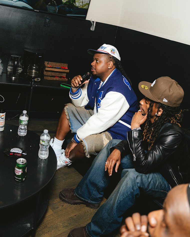Babyface Ray and Lelo in the greenroom at Racket NYC on Tuesday, June 9, 2026.
