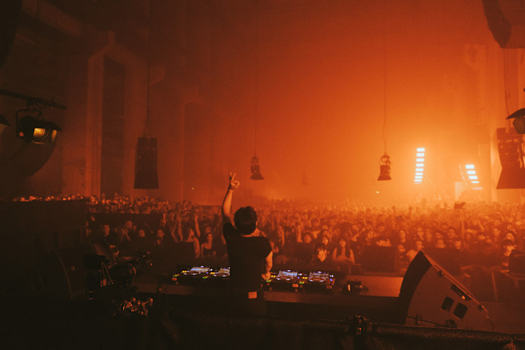 Skrillex threw a rave in Berlin and the lineup was elite