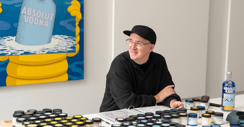 KAWS Releases a Limited-Edition Absolut Vodka Collab
